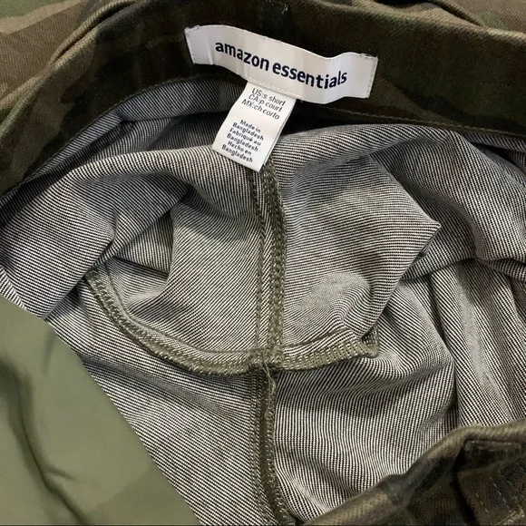AMAZON ESSENTIALS Women’s Olive Camo Pull-On Knit Jegging Pants S Short - Picture 12 of 15